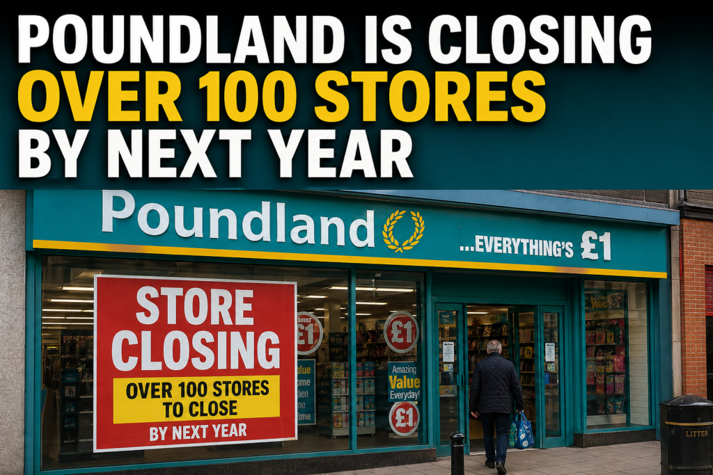 Poundland Is Closing Over 100 Stores by Next Year