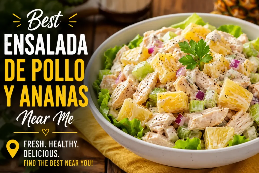 Best Ensalada de Pollo y Ananas Near Me