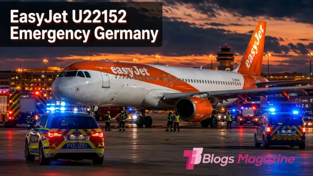 EasyJet U22152 Emergency Germany