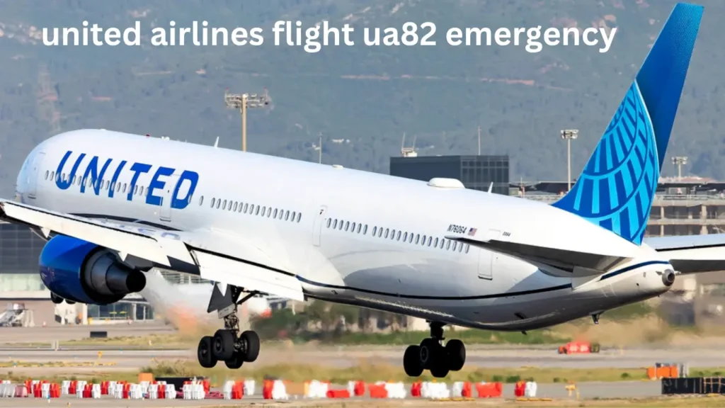 United Airlines Flight UA82 Emergency