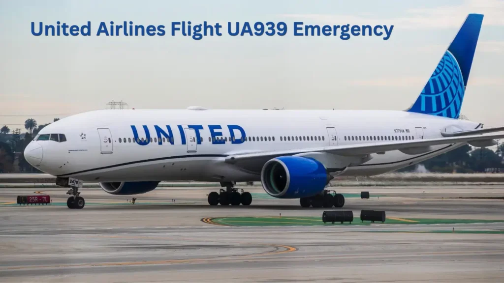 United Airlines Flight UA939 Emergency