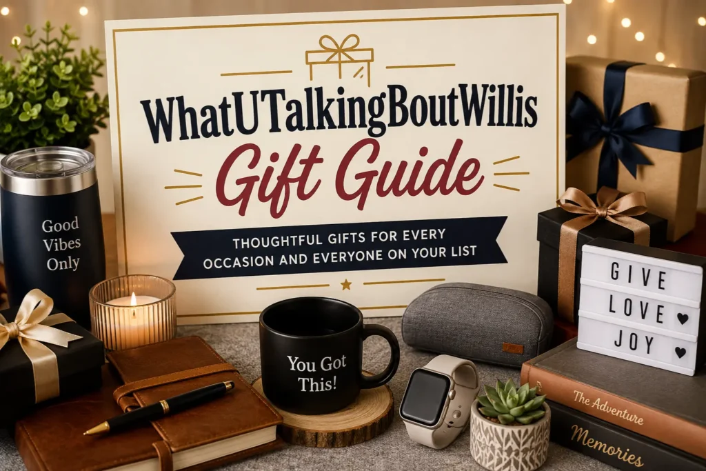 WhatUTalkingBoutWillis Gift Guide