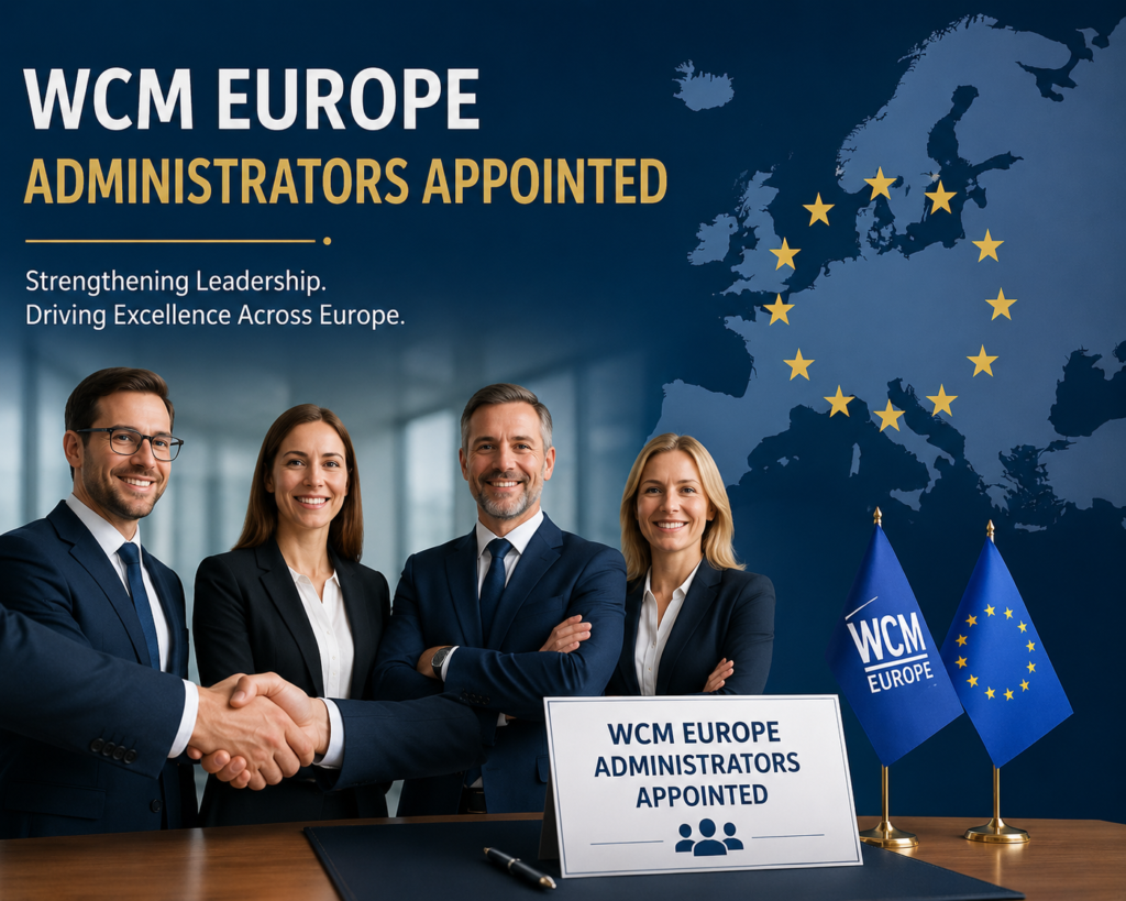 wcm europe administrators appointed